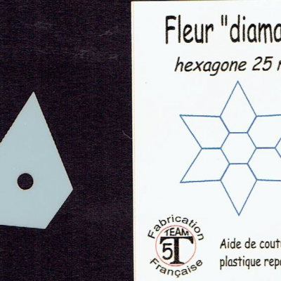 MFDP - Fleur diamant  25 mm