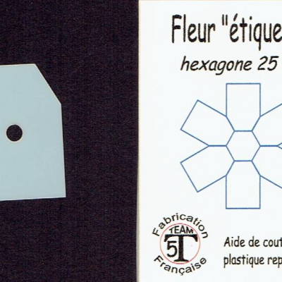 MFEP - Fleur étiquette  25 mm