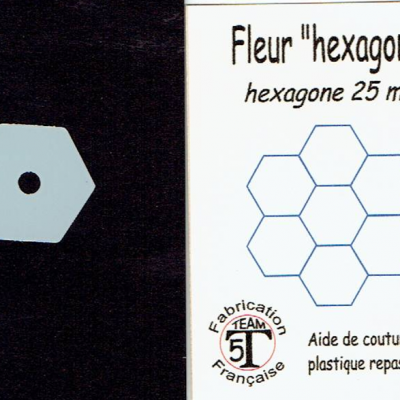 MFHP - Fleur hexagone  25 mm