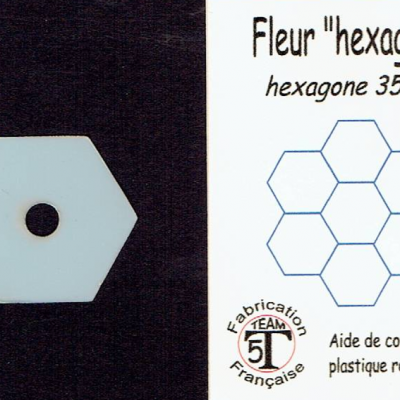 MFHM - Fleur hexagone   35 mm