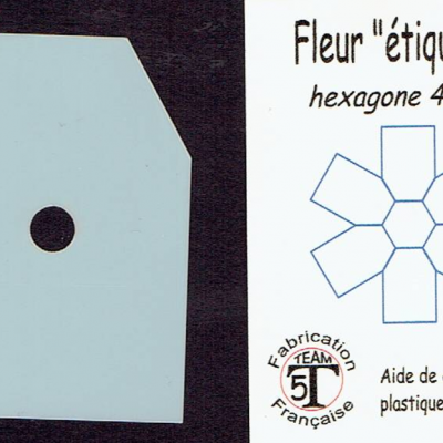 MFEG - Fleur étiquette  45 mm
