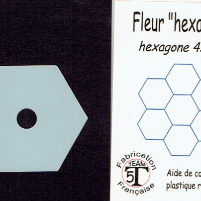 MFHG - Fleur hexagone   45 mm