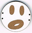 BD203 - Grand bouton smiley n°4