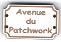 BD708 - Bouton Avenue du patchwork