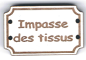 BD709 - Bouton Impasse des tissus