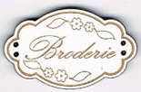 BE005B - Bouton Broderie