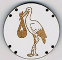 BG033 - Bouton cigogne n°4