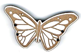 BG056 - Bouton grand papillon