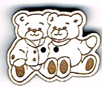 BG066 - Bouton couple de nounours