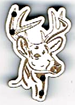 BG068 - Bouton cerf