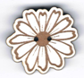 BS205 - Bouton fleur marguerite