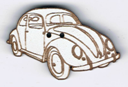 BT203 - Bouton voiture Coccinelle