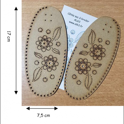 40 - Sac ovale à broder